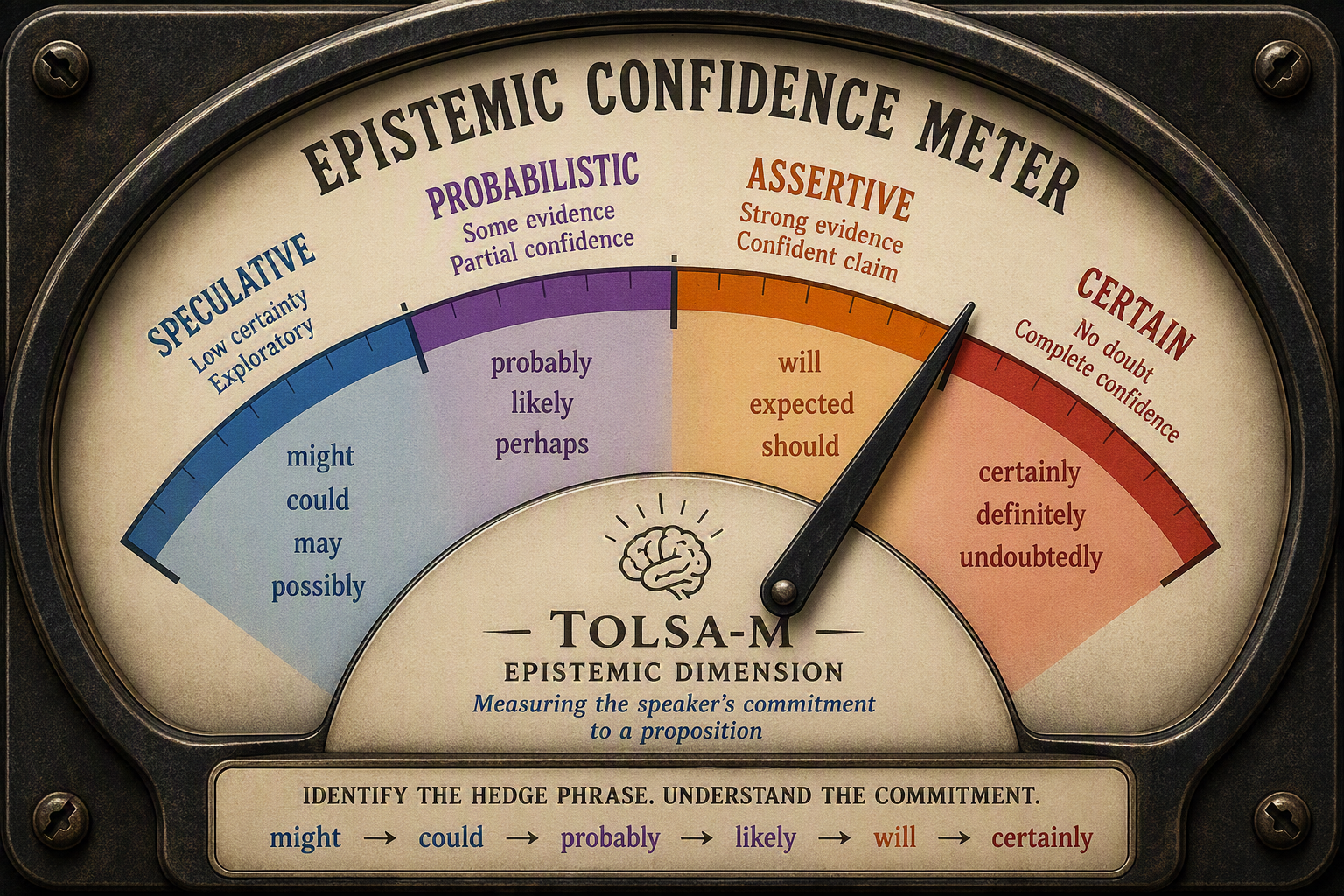 TOLSA-M dimension called Epistemic