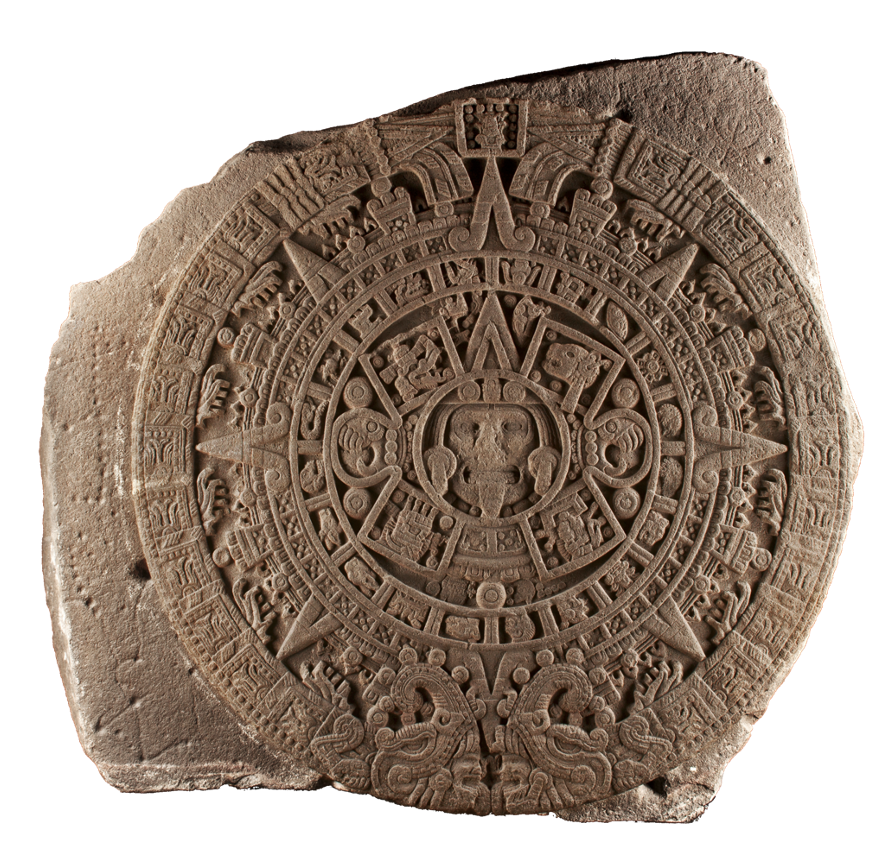 Image of the Aztec Piedra del Sol or Sun rock